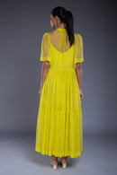 Lime Flare Dress