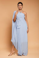 Powder Blue Drape Set