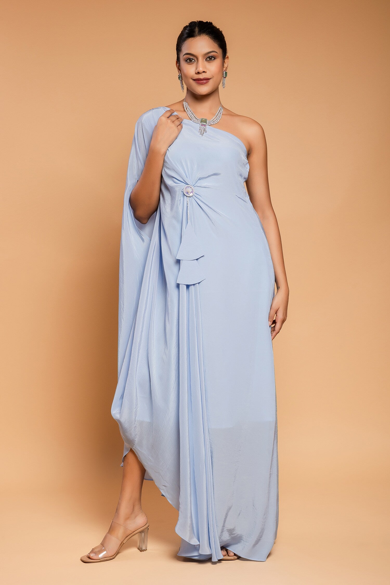 Powder Blue Drape Set