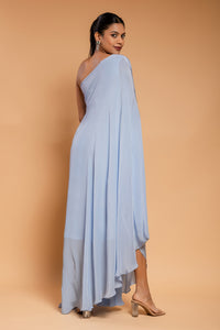 Powder Blue Drape Set