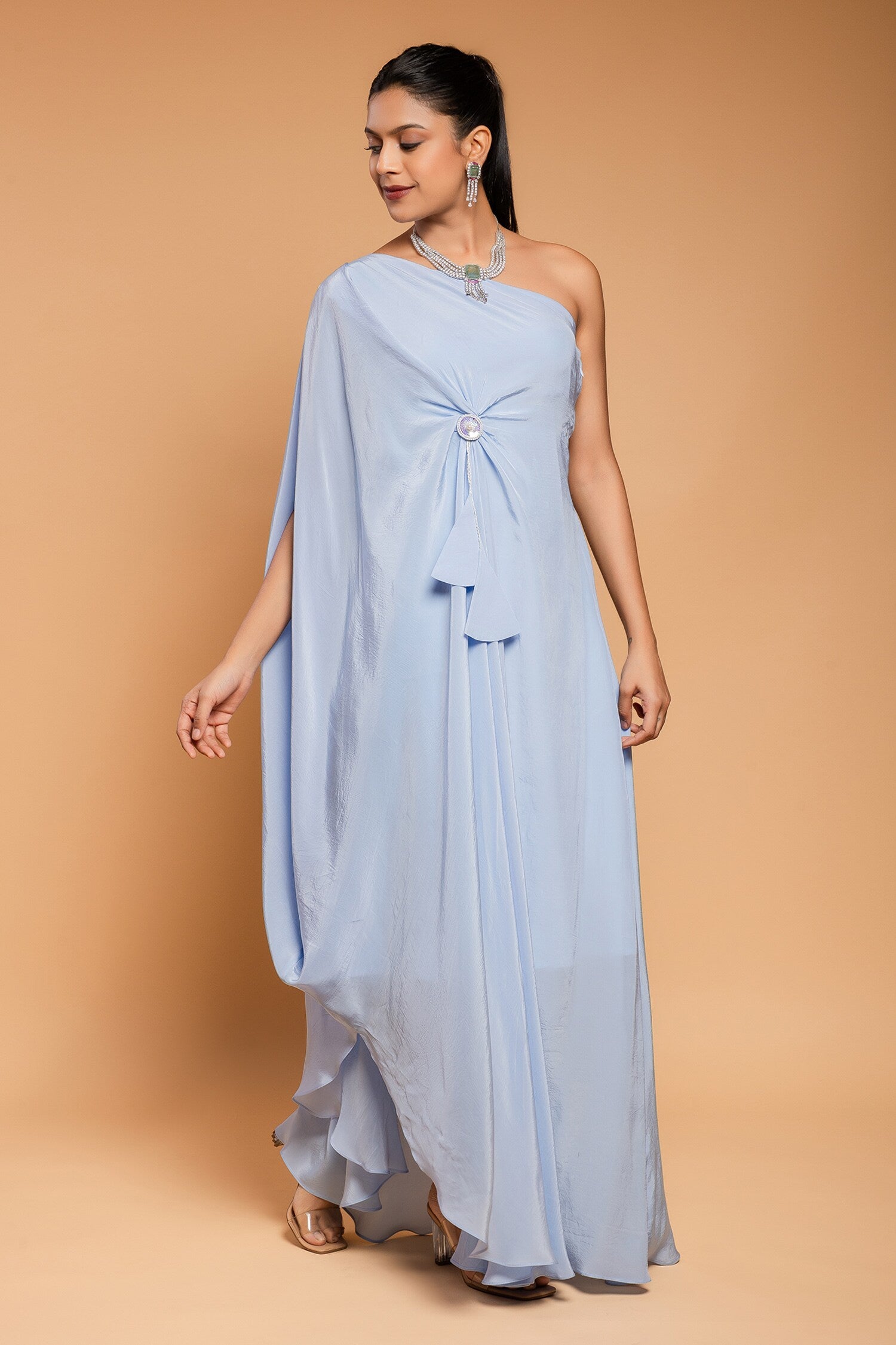 Powder Blue Drape Set