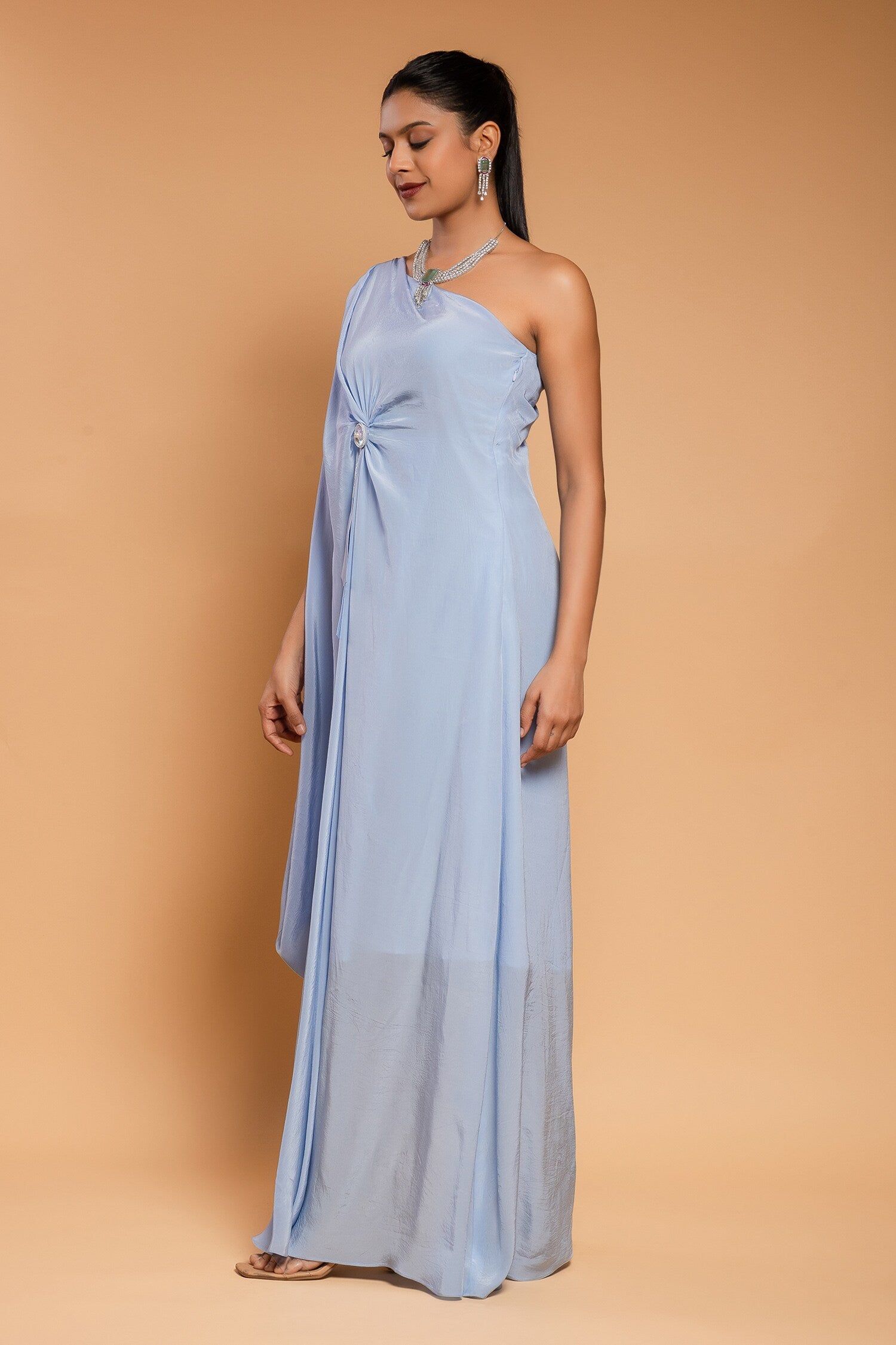 Powder Blue Drape Set