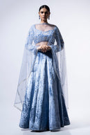 Royal Blue Charm Lehenga