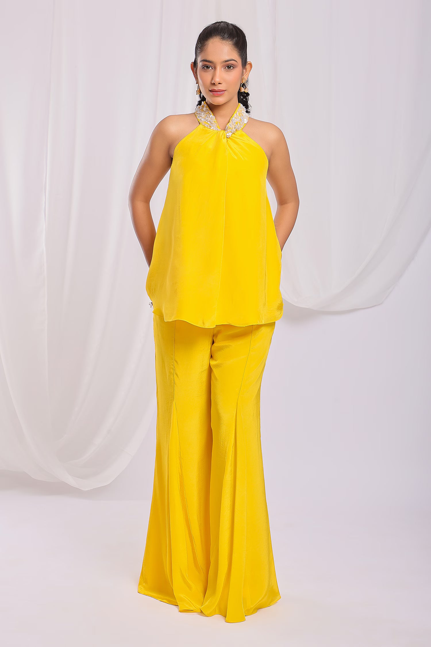 Marigold Majesty Halter Set