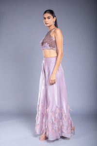 Mauve Palazzo Set