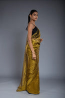 Rust Gold Saree