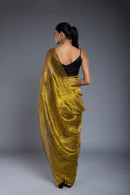 Rust Gold Saree