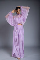Lavender palazzo set