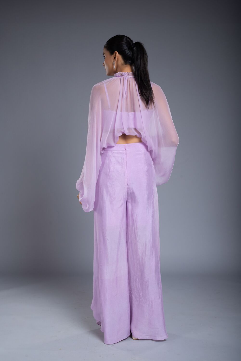 Lavender palazzo set