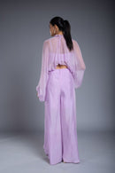 Lavender palazzo set
