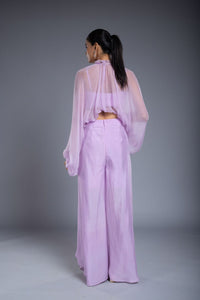 Lavender palazzo set