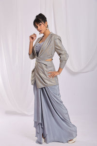 Steel Elegance Drape Enesemble