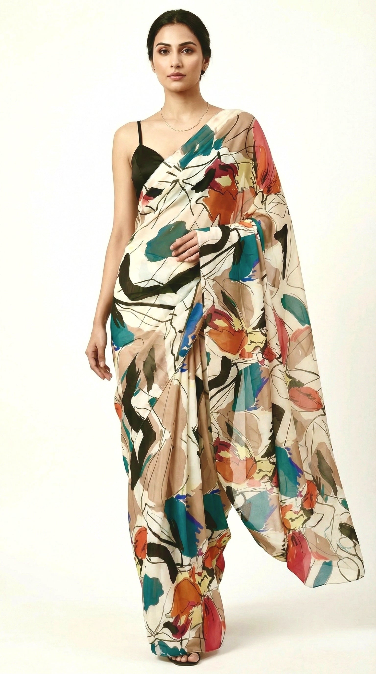 Silk Canvas Saree