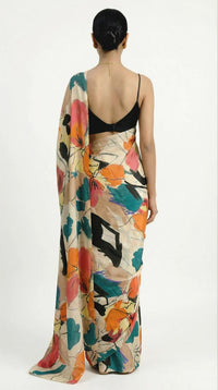 Silk Canvas Saree