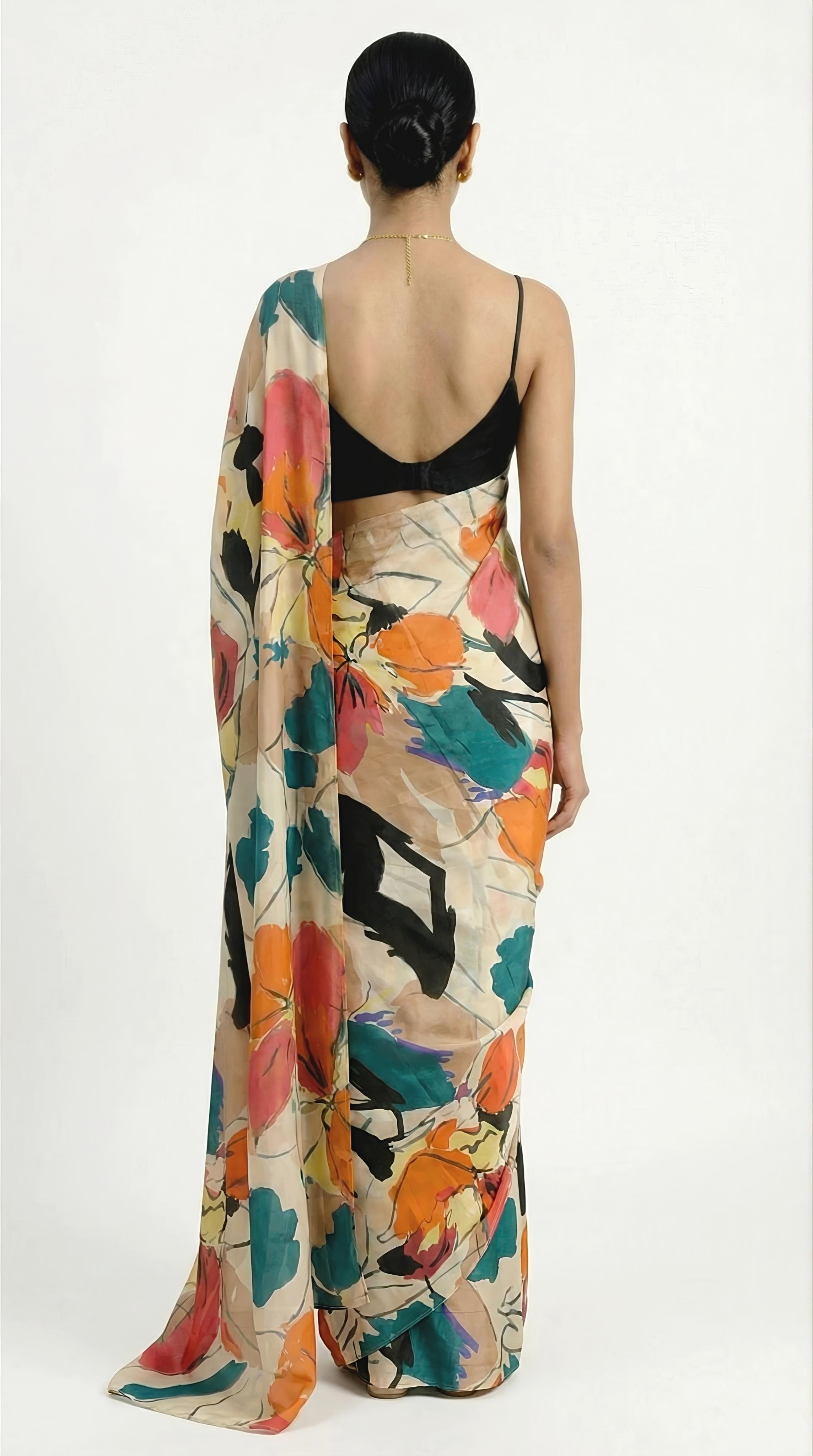 Silk Canvas Saree