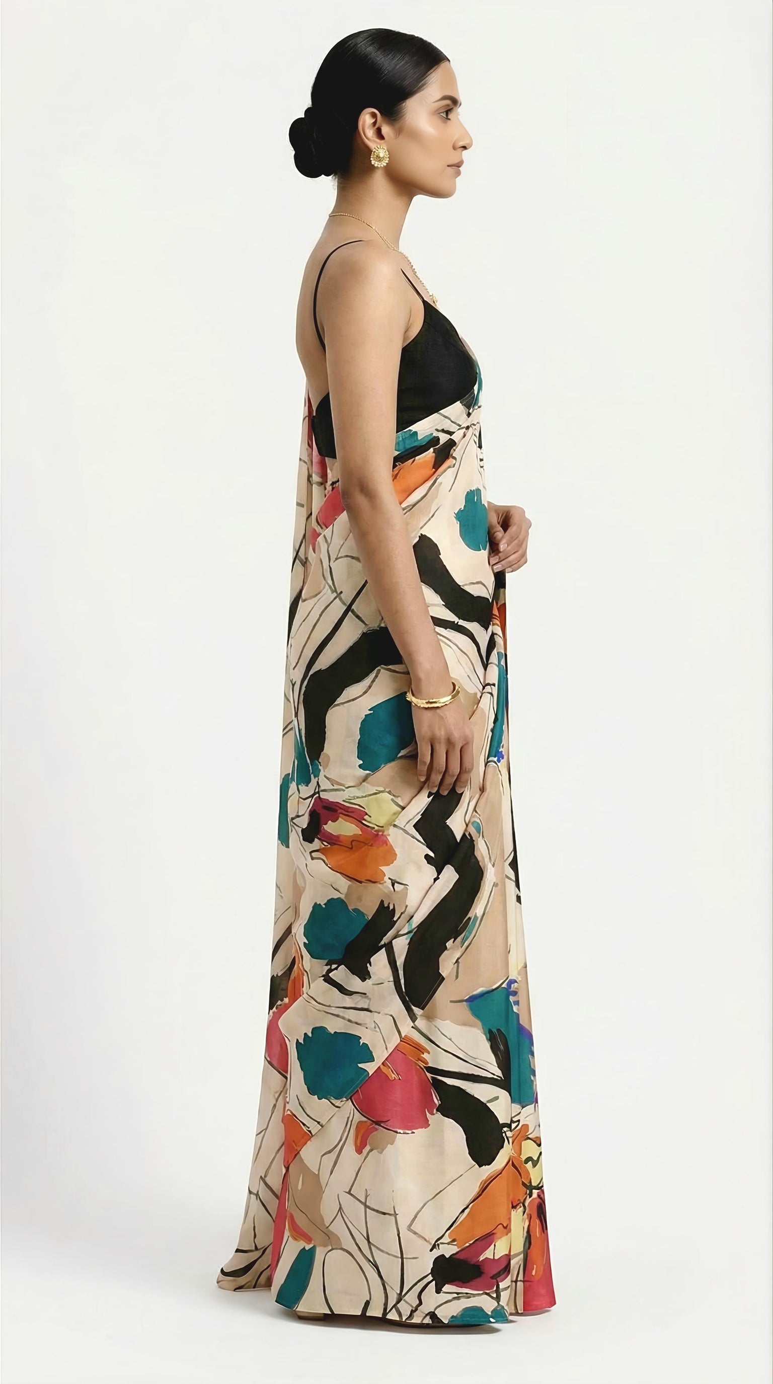 Silk Canvas Saree