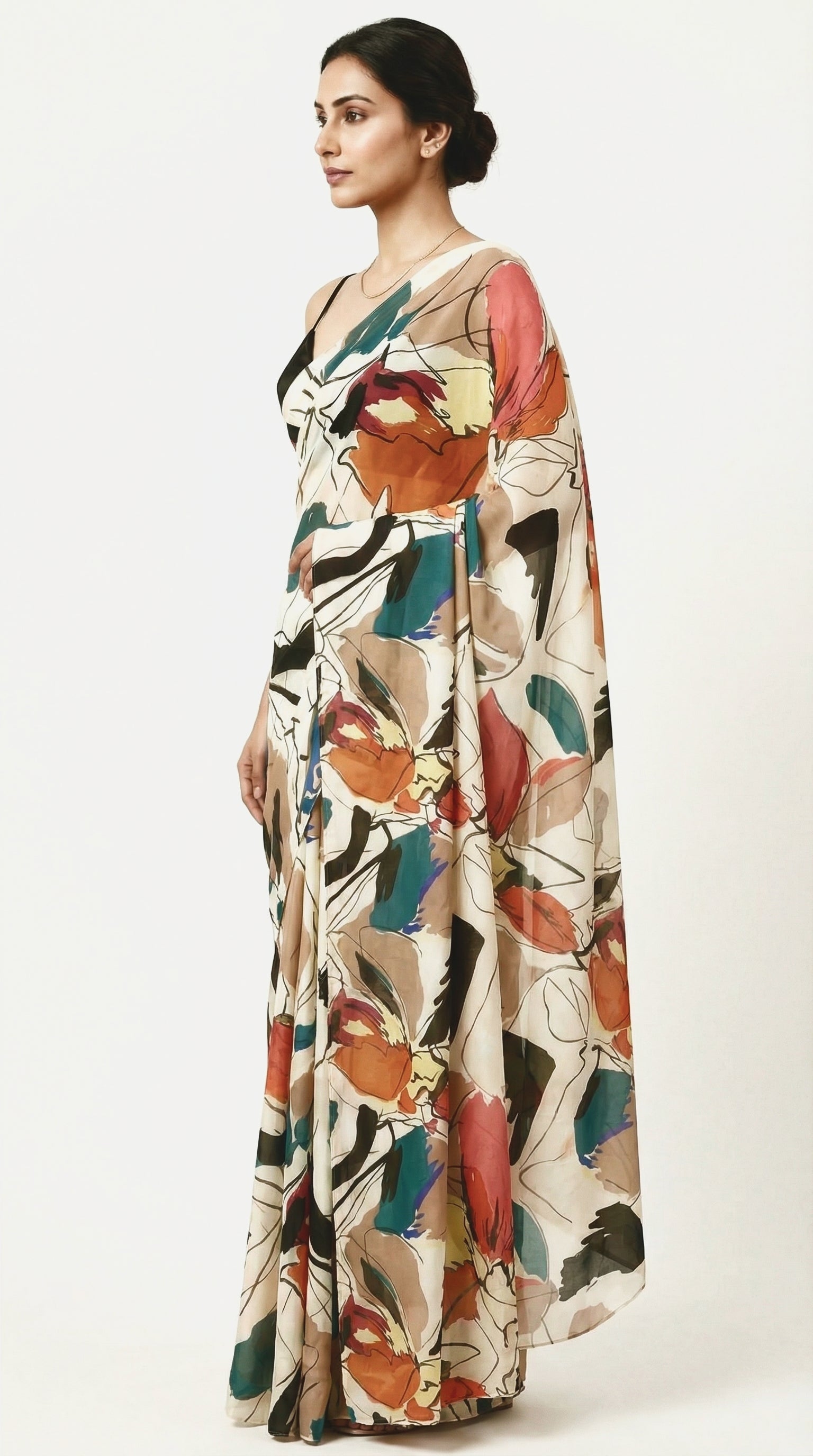 Silk Canvas Saree