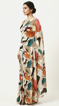 Silk Canvas Saree