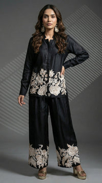 Black Thread Work Co-ord Set