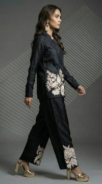 Black Thread Work Co-ord Set