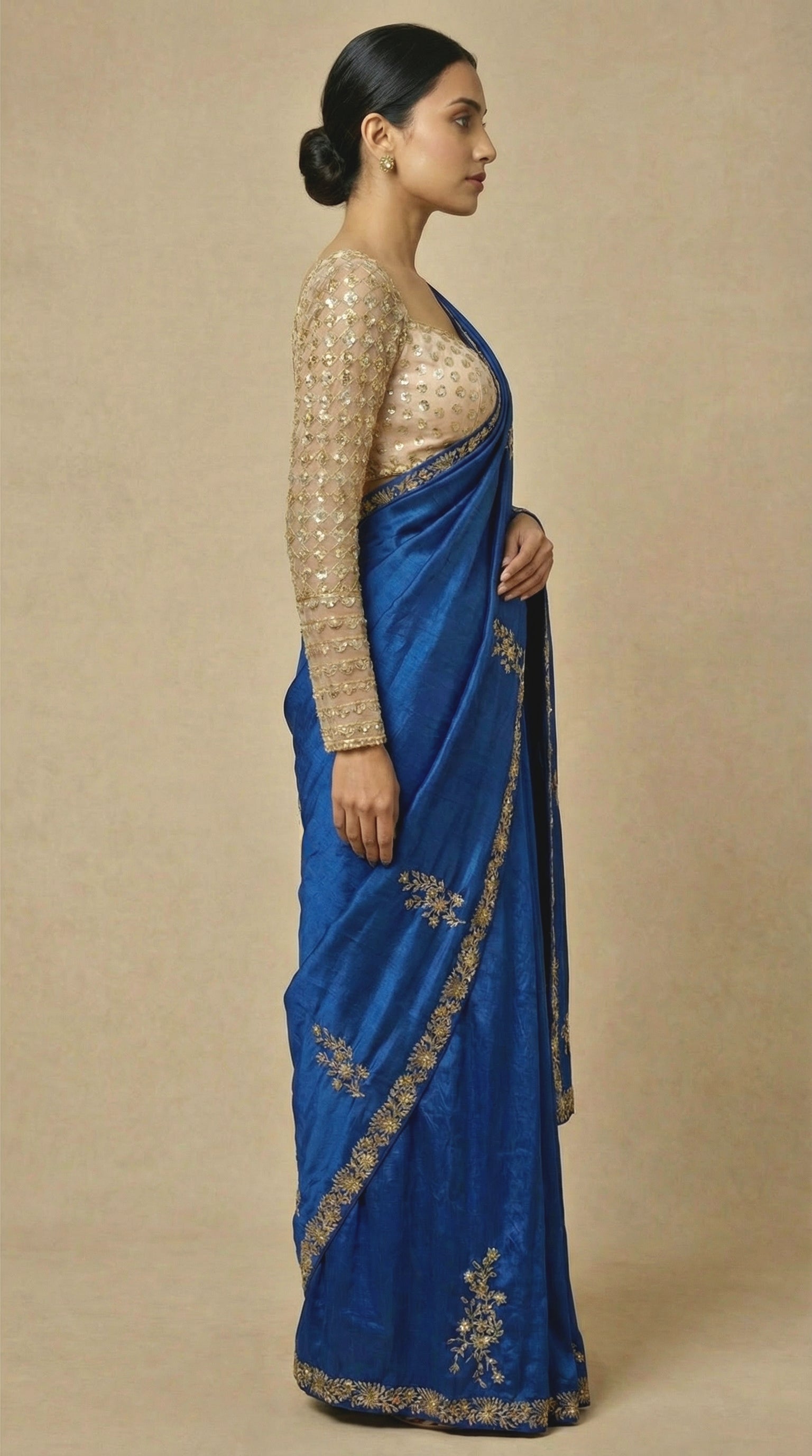 Sapphire Nights Saree