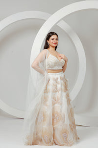 Ivory Sequin Elegance