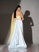 Powder Blue Drape Duo