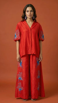 Crimson Charm Co-Ord Set