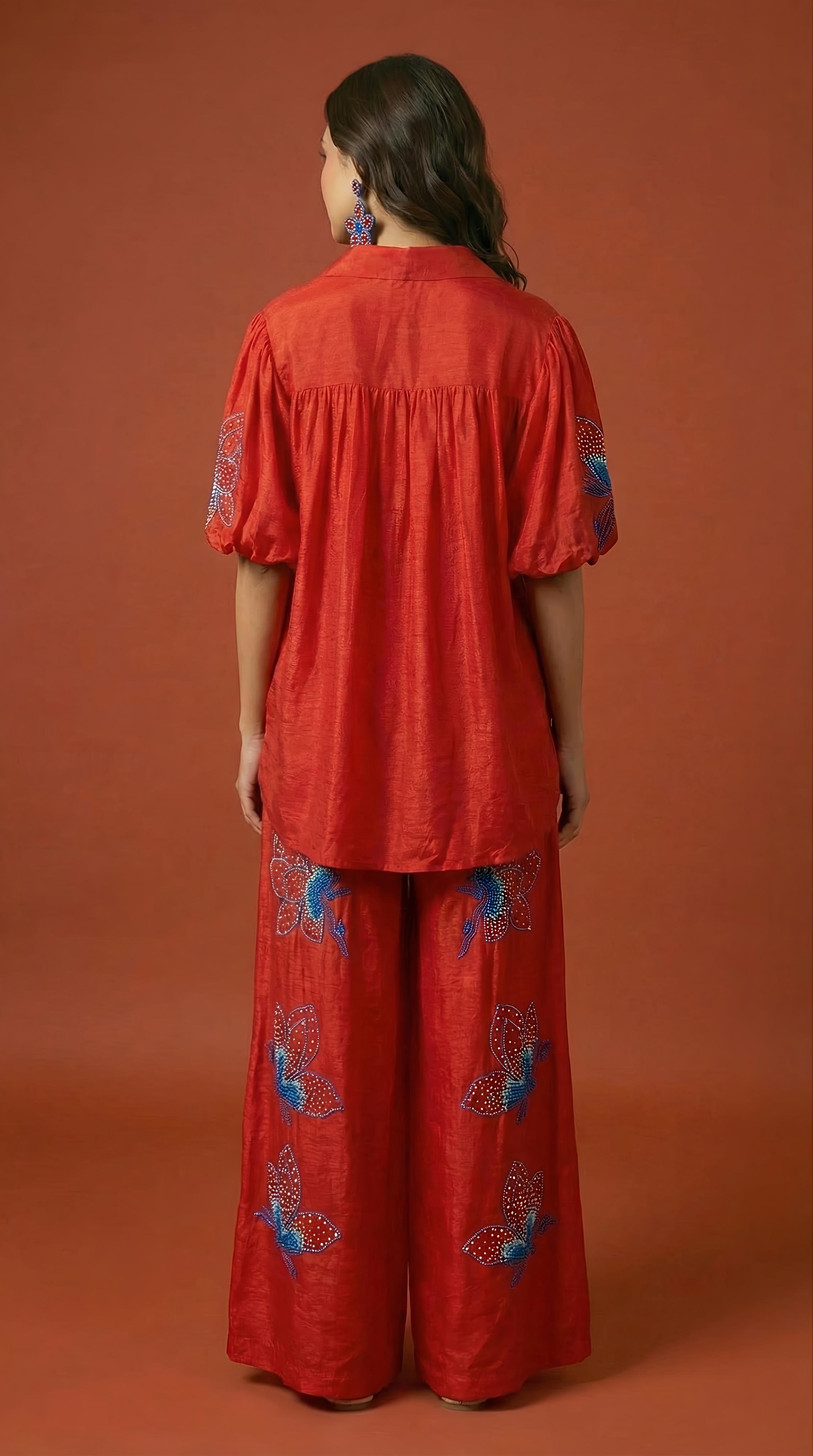 Crimson Charm Co-Ord Set