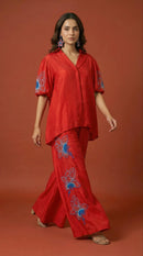 Crimson Charm Co-Ord Set