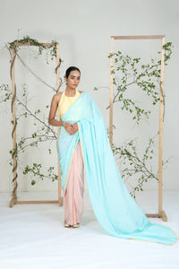 Buttercup Breeze Saree