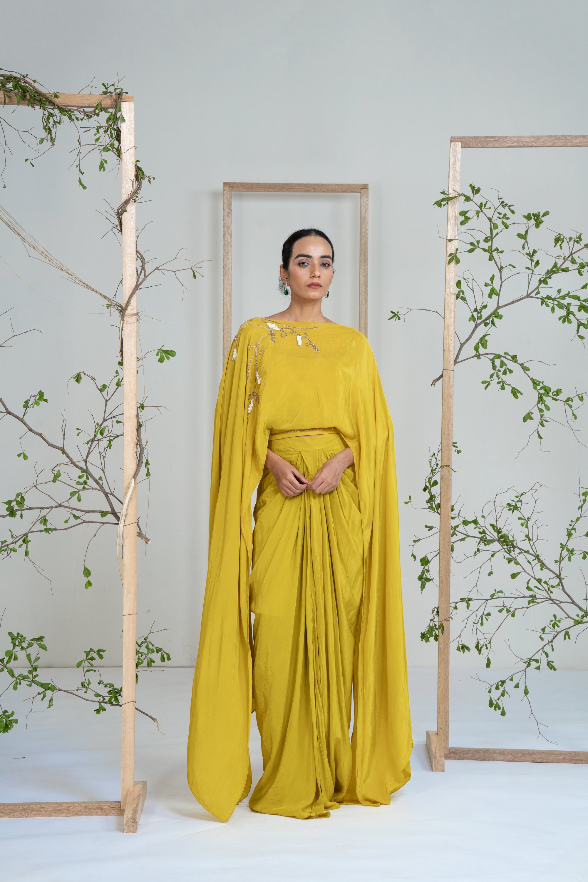 Citrus Chic Embroidered Dress