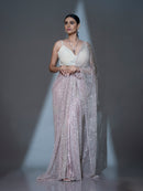 Ready To Wear Ivory Bloom Sareee