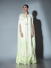 Pista Green Kaftan Trio