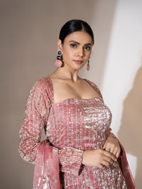 Rose Bliss Palazzo Set