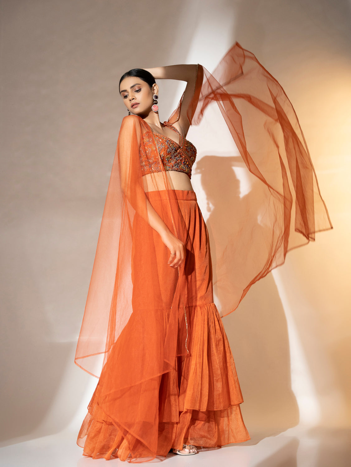 Rustic Charm Sharara Set