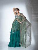 Green Glimmer Drape