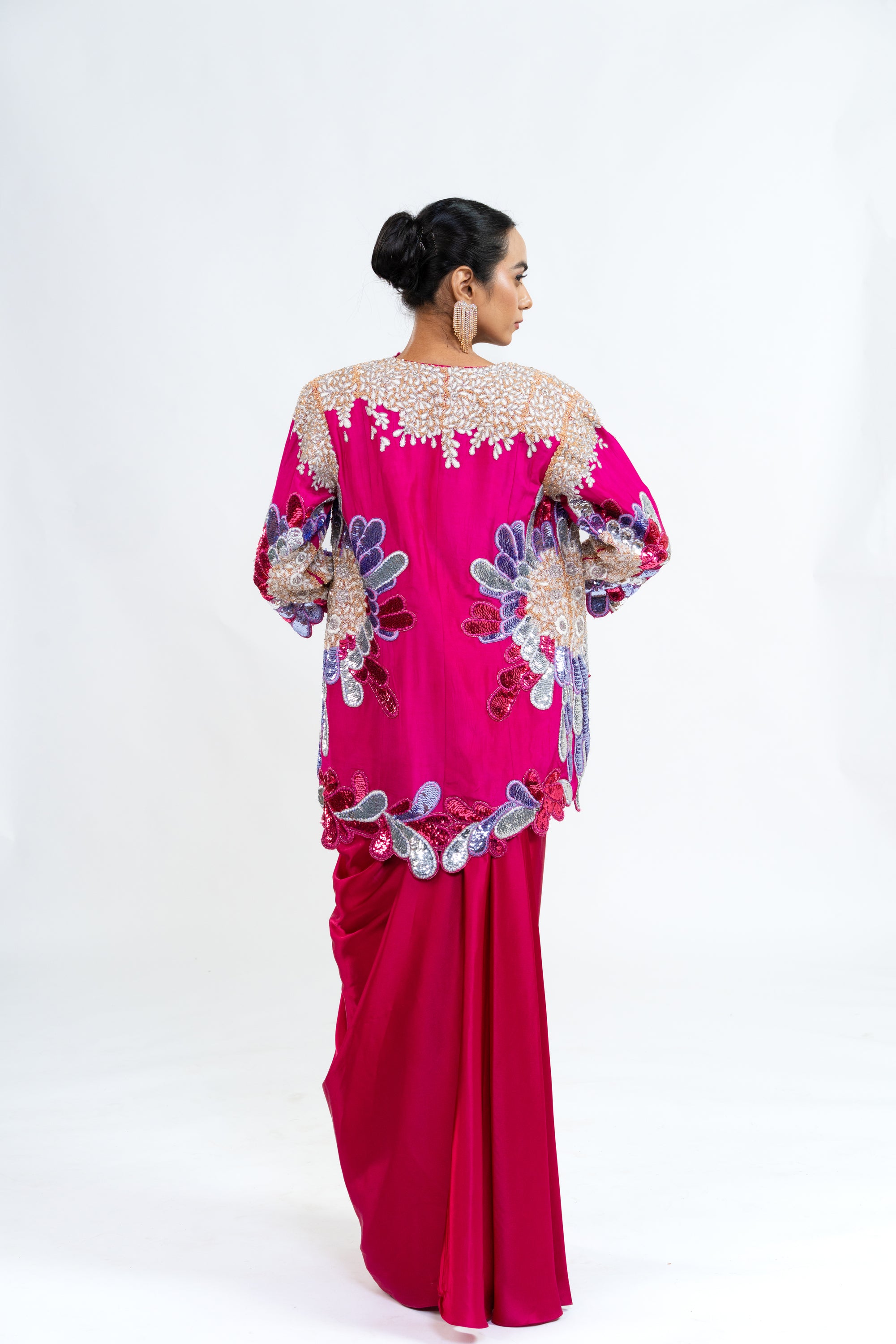 Feather Majesty Jacket Set
