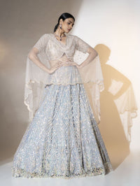 Charcoal Charm Lehenga Set