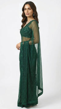 Emerald Mist Saree