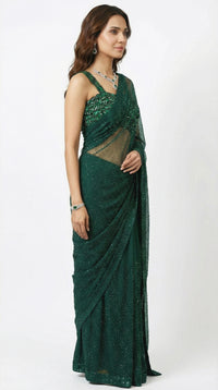 Emerald Mist Saree