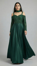 Regal Jade Gown