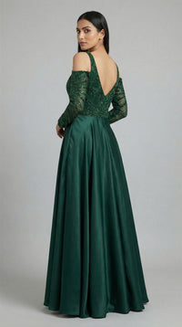 Regal Jade Gown