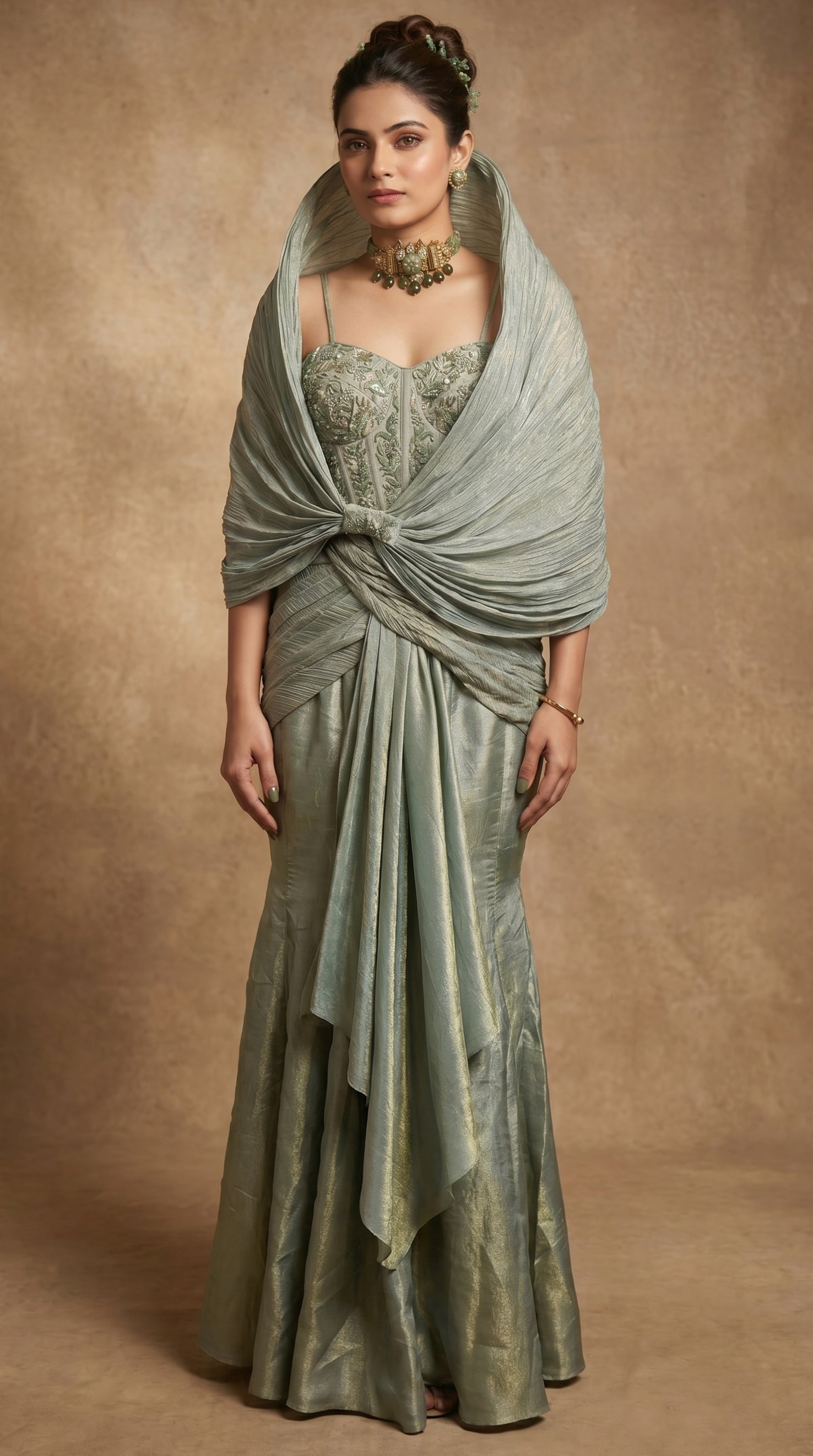 Sage Whisper Drape