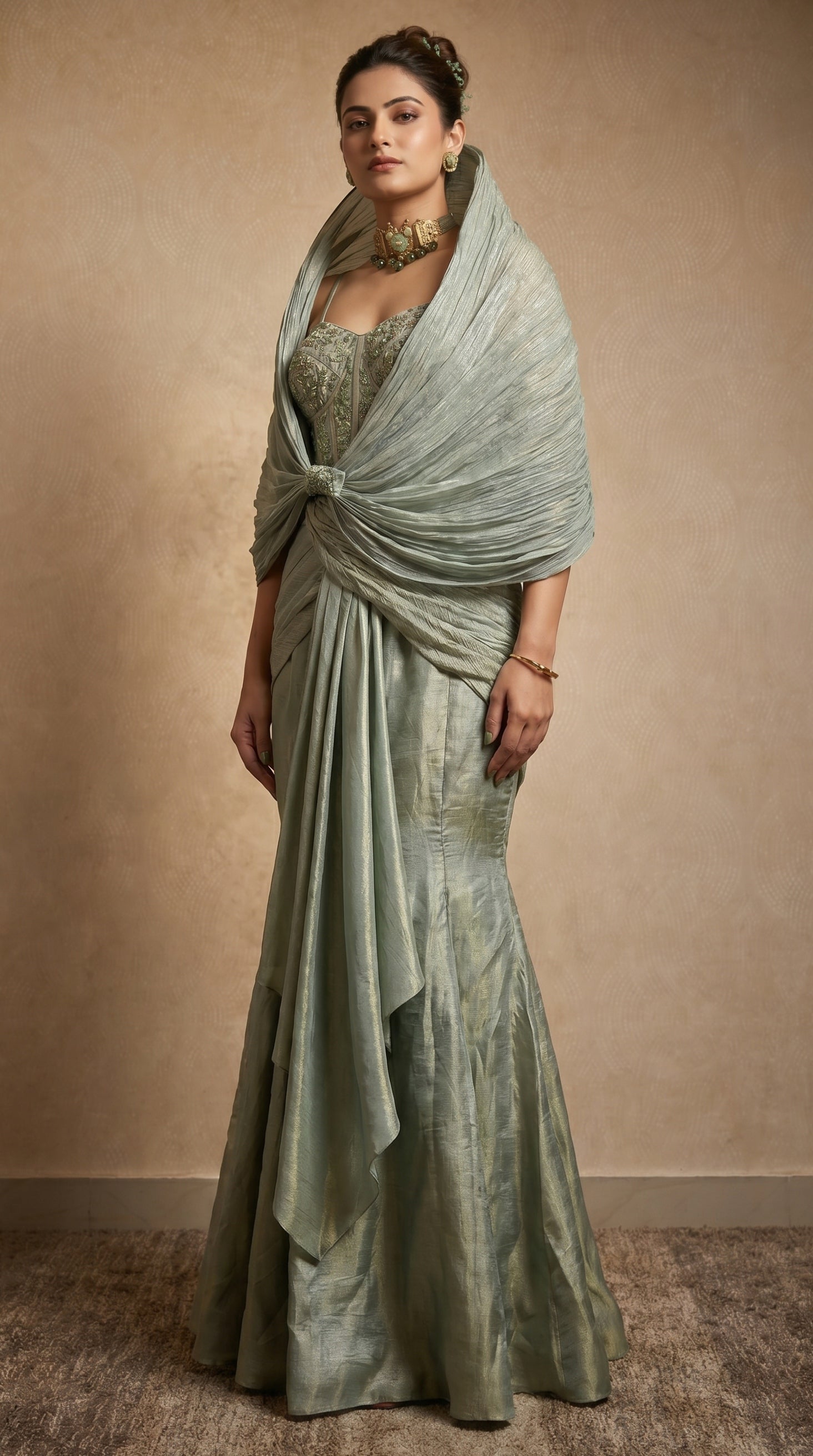 Sage Whisper Drape