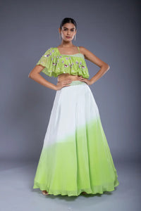 Green Lehenga Set