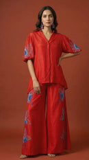 Crimson Charm Co-Ord Set