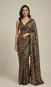 Satin Safari Saree