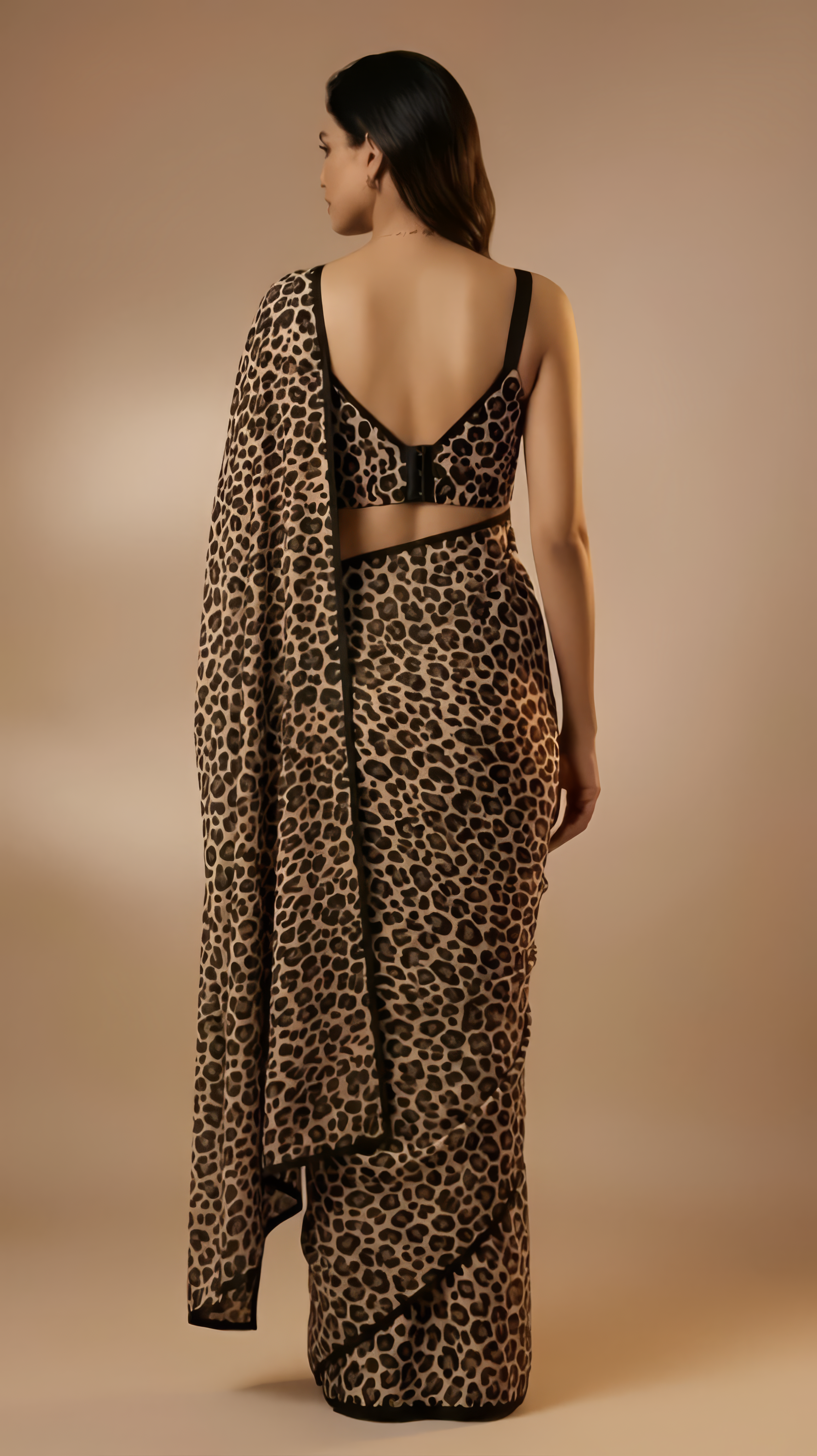Satin Safari Saree