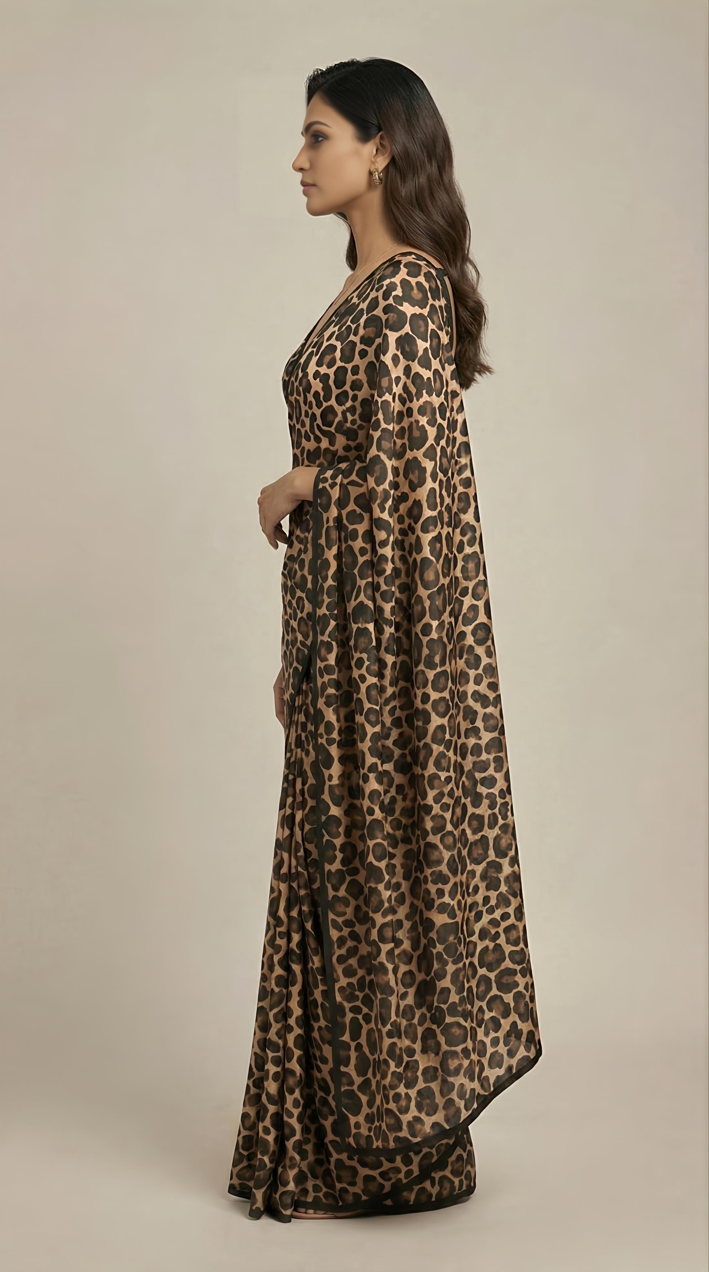Satin Safari Saree